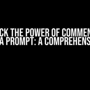 Unlock the Power of Comments in Anaconda Prompt: A Comprehensive Guide